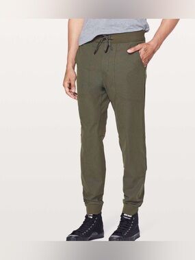 Lululemon ABC Jogger Pants Warpstreme LM5574S Olive Green Mossy Mens Large